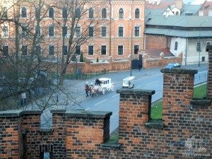 Вид со стен Вавельского замка  (Польша)