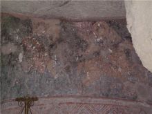 Эски-Кермен. Фреска из храма 3-х всадников (Крым)