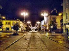 Ночная улица Сенкевича (Польша)