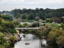 Живописный вид на мост через речку Случь (Другие)