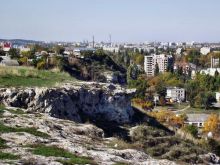 Останки древнего города Неаполь Скифский (Крым)