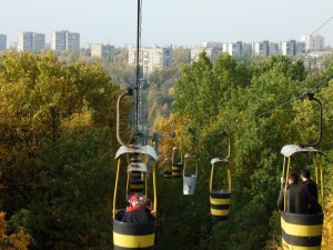Канатная дорога в парке Горького (Харьков и область)