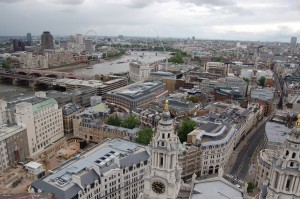 Вид на Лондон с высшей площадки собора Св.Павла (Лондон)