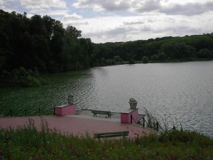 Озеро в вечерних сумерках (Чернигов и область)