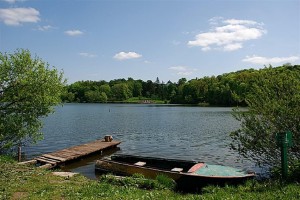 Деревянный причал у озера (Чернигов и область)