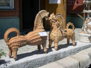 Традиционные керамические игрушки, изготовляемые тростянецкими мастерами (Чернигов и область)