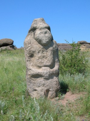 Каменные бабы на Каменной могиле (Донецк и область)