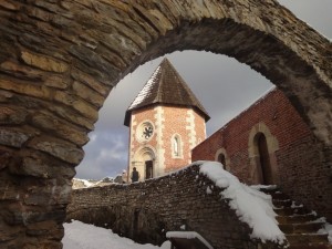 Живописная часовня в замке Медведград (Хорватия)
