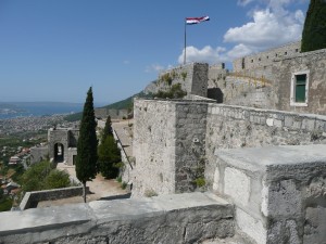 Крепость Клис. Фрагмент стен (Хорватия)