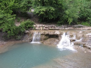 Водопад на реке Жане (Кавказ и Черноморское побережье)