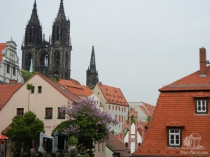 Почти с любого места Мейсена открываются живописные виды и башни Собора (Германия)