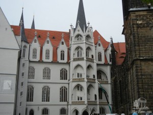 Внутренний фасад замка Альбрехтсбург (Германия)