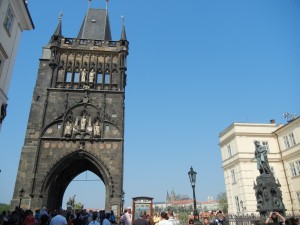 Мостовая башня перед Карловым мостом (Чехия)
