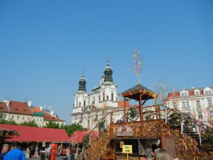 Пасхальная ярмарка на Староместской площади (Чехия)