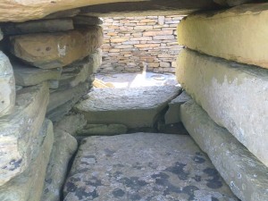 Каменные стены металлита Скара Брае (Великобритания (Англия))