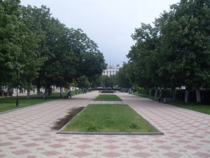 Парк на площади Ленина (Европейская часть России)