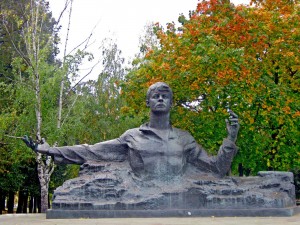 Памятник Сергею Есенину в Рязани (Европейская часть России)