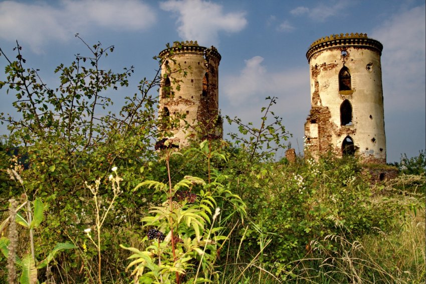 Фото достопримечательностей Тернополя и Тернопольской области: Башни Червоногородского замка