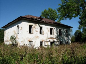 Вид старинного барского дома (Москва и Подмосковье)