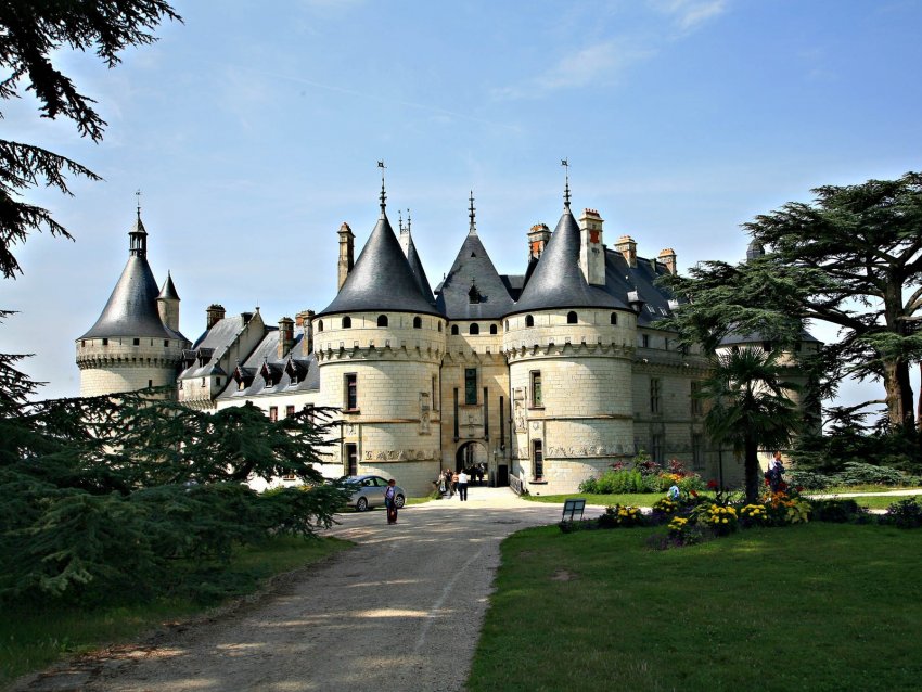 Фото достопримечательностей Франции: Замок Шомон-сюр-Луар (Chaumont sur Loire)