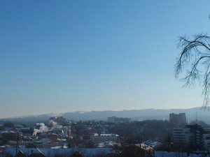 Панорама Трускавца с высоты (Львов и область)