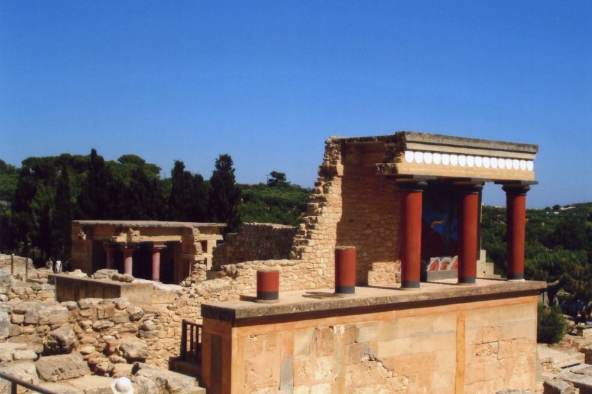 Фото достопримечательностей Греции: Коносский дворец в Ираклионе