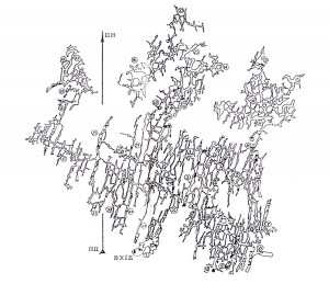Схематическая карта пещеры Млынки (Тернополь и область)