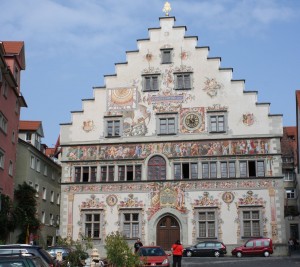 Городская средневековая ратуша в Линдау (Германия)