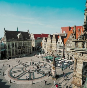 Рыночная площадь Бремена - здесь сердце города и основные его достопримечательности (Германия)