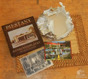 Сувениры из Пештян - открытки и вафли (Словакия)