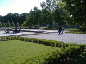Фонтан "Молодость" в парке при президентском дворце (Словакия)