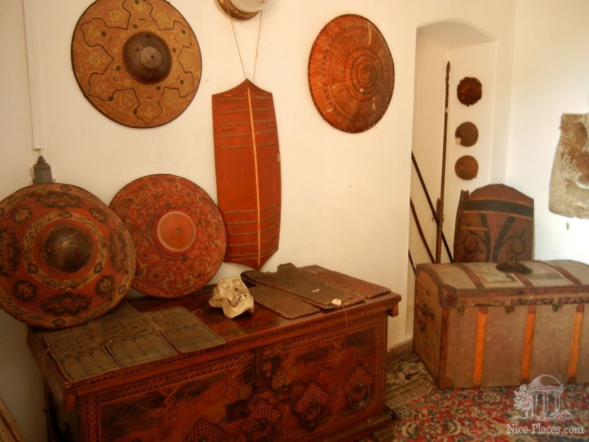 Фото достопримечательностей Чехии: Африканская комната в Ледницком замке