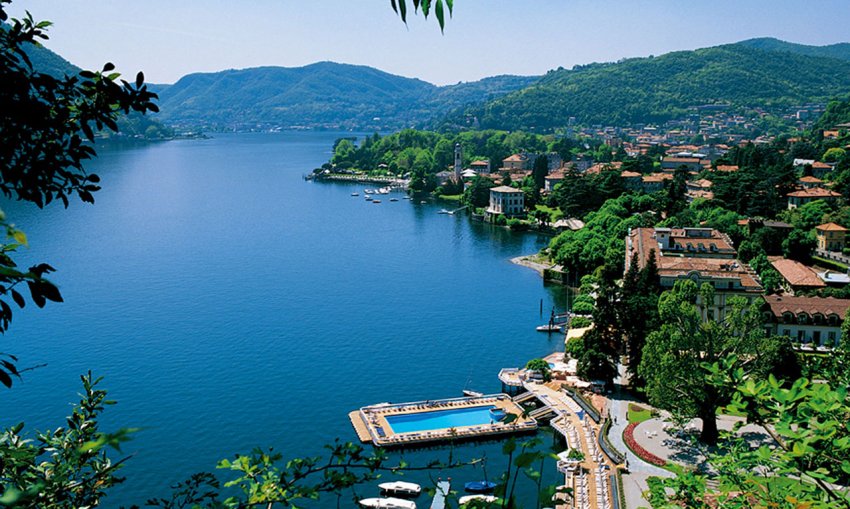 Фото достопримечательностей Италии: Курорт Черноббио на озере Комо