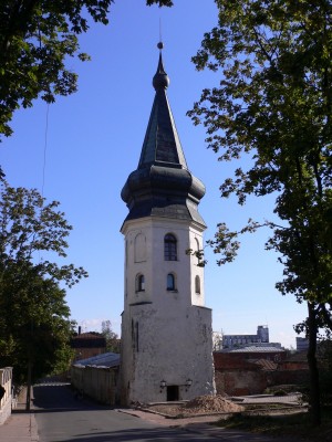 Башня старой ратуши 1470 г. Одна из башен Выборгской крепости (Европейская часть России)