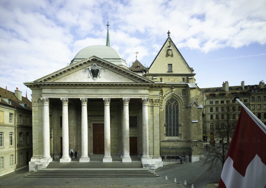 Фото достопримечательностей Швейцарии: Женевский собор Святого Петра