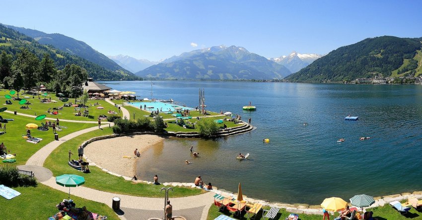 Фото достопримечательностей Австрии: На озере Целль-ам-Зее (Zell am Zee) созданы все условия для отличного отдыха