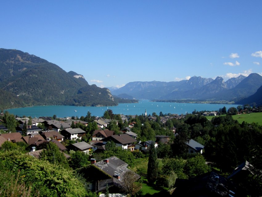 Фото достопримечательностей Австрии: Озеро Вольфгангзее