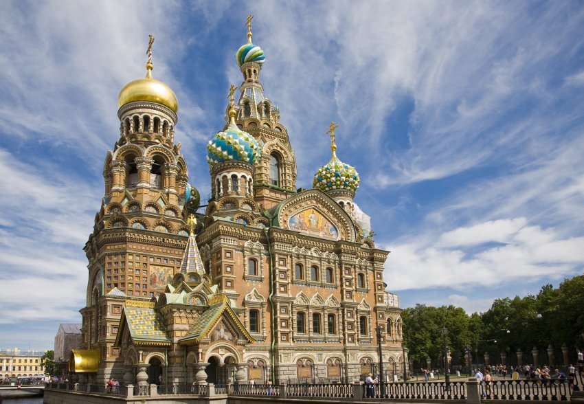 Фото достопримечательностей Санкт-Петербурга и области: Санкт-Петербург, собор воскресения Христова, более известный как храм Спаса на крови