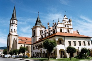 Историческая ратуша Левочи (Словакия)