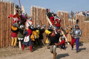 Реконструкция средневековых битв в парке Киевская Русь (Киев и область)