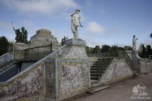 Синтра, лестницы с мозаикой в дворцово-парковом комплексе Келуш - Pal&#225;cio de Queluz (Португалия)