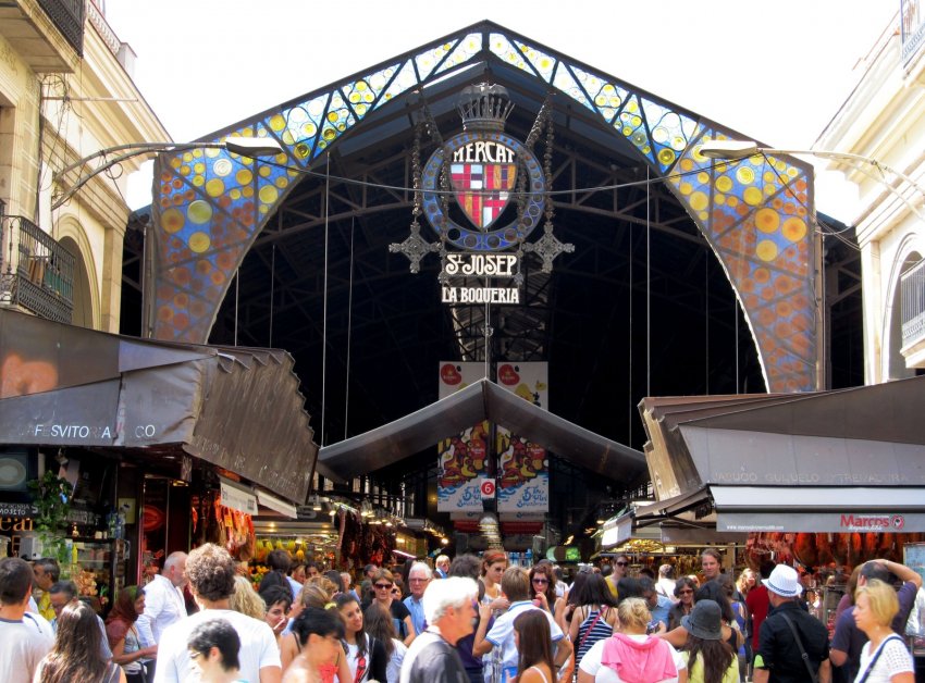 Фото достопримечательностей других стран Европы: Рынок Бокерия, Барселона, Испания