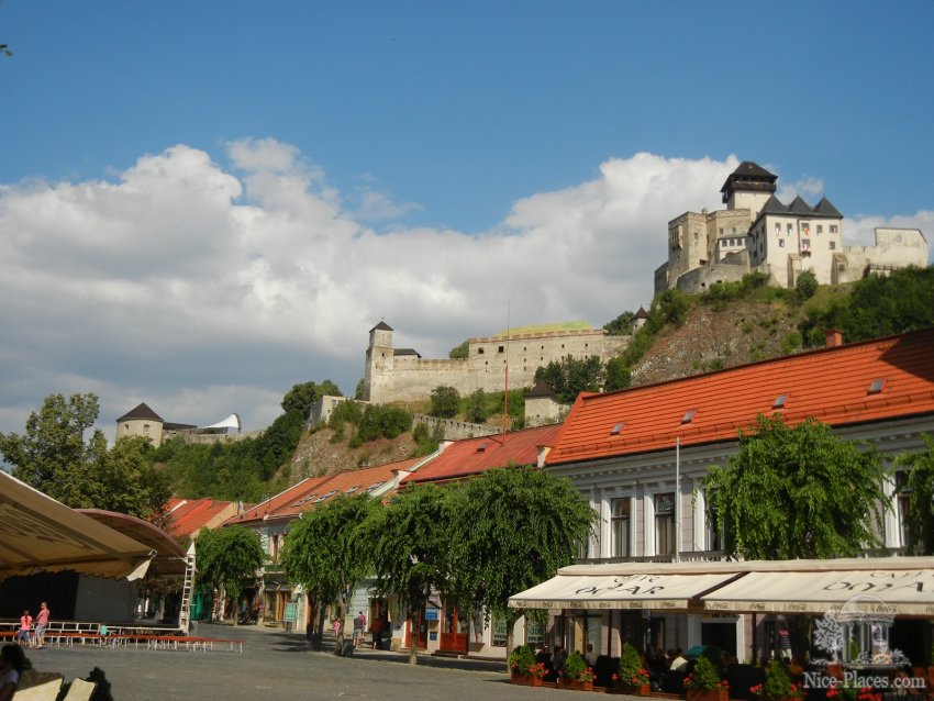 Фото достопримечательностей Словакии: Тренчин и Тренчианская крепость