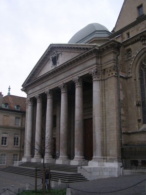 Главный фасад собора святого Петра (Швейцария)