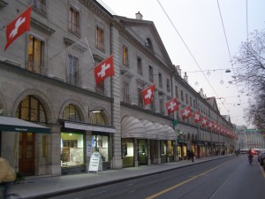 Швейцарские символы в Женеве повсюду (Швейцария)
