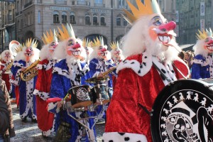 Шествие на карнавале Fasnacht (Швейцария)