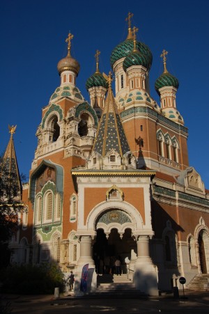 Православный собор Святого Николая в Ницце (Города французской Ривьеры)