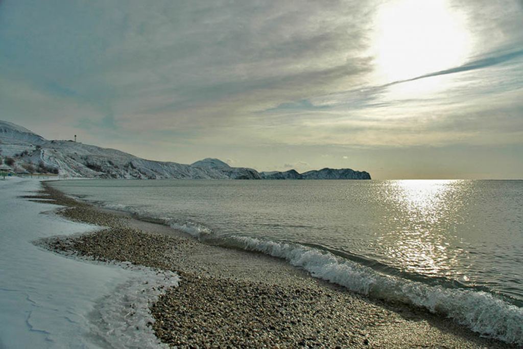 Замерзший пейзаж - Красоты Крыма (артовые фото)