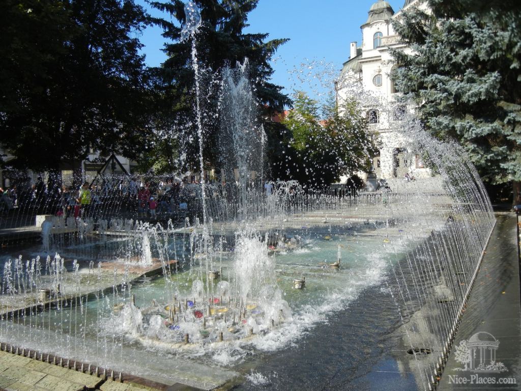 Танцующий фонтан - гордость Кошице - Словакия. Кошице и его достопримечательности