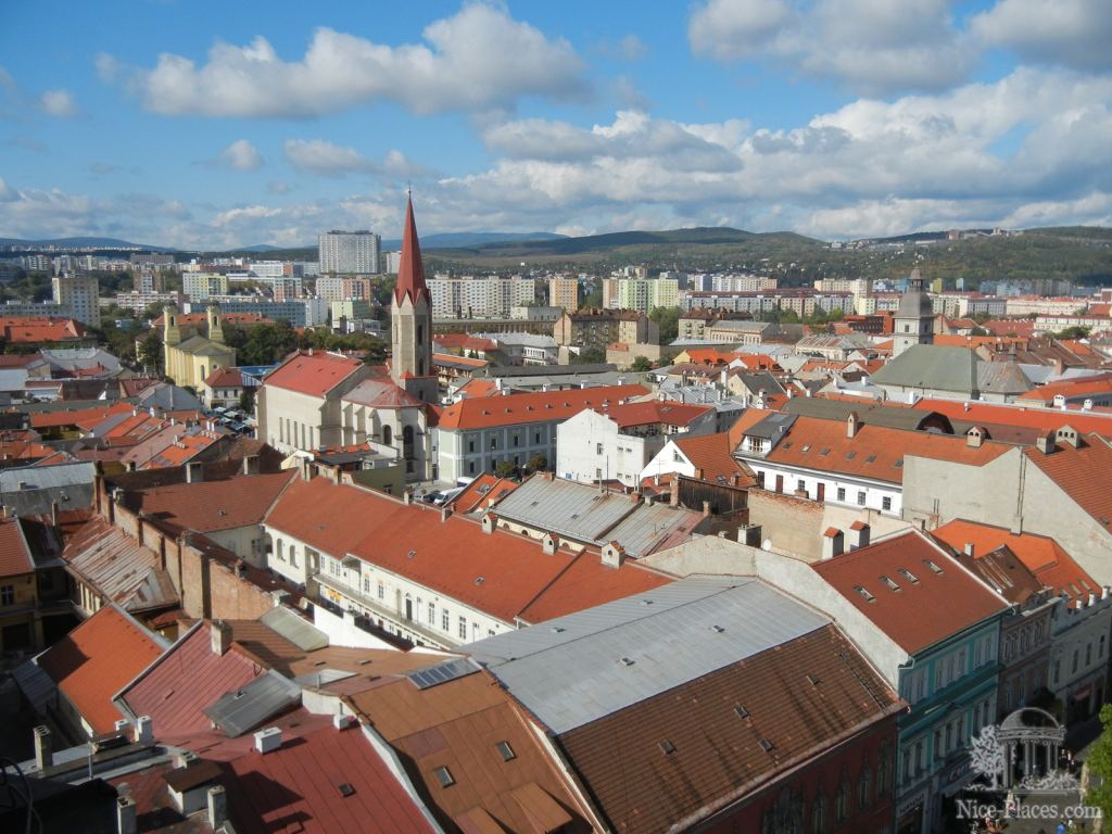 Вид с вершины колокольни собора св. Елизаветы - Словакия. Кошице и его достопримечательности